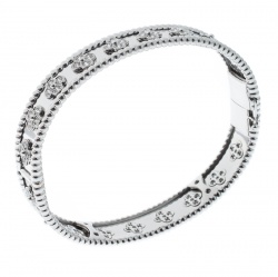 Pre Owned سوار فان كليف & أربيلز ذهب وردي عيار 18 بيرلي كلوفر M