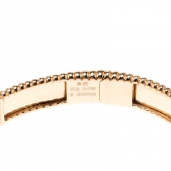مملوكة مسبقًا Van Cleef & Arpels Perlée Signature 18K Rose Gold Bracelet M