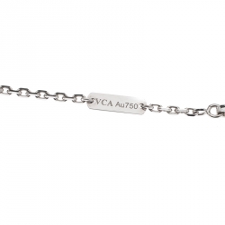 مملوكة مسبقًا Van Cleef & Arpels Magic Alhambra Mother of Pearl 18k White Gold Necklace 