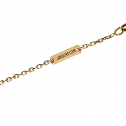 مملوكة مسبقًا قلادة فان كليف & آربلز فينتدج ألهامبرا صدف ذهب أصفر عيار 18