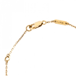 مملوكة مسبقًا Van Cleef and Arpels Sweet Alhambra White Mother of Pearl 18K Yellow Gold Bracelet