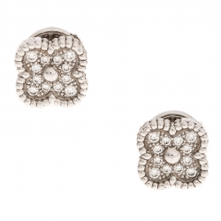 مملوكة مسبقًا أقراط فان كليف آند اربلز سويت الهامبرا ألماس مصفوف و ذهب أبيض عيار 18 و ألماس