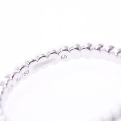 Pre Owned خاتم فان كليف آند اربلز "بيرليه" ذهب أبيض عيار 18 مقاس 50