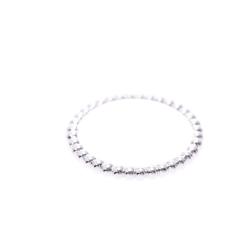 Pre Owned خاتم فان كليف آند اربلز "بيرليه" ذهب أبيض عيار 18 مقاس 50