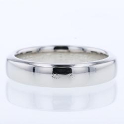Pre Owned Van Cleef & Arpels Toujours Platinum Band Ring Size 47 
