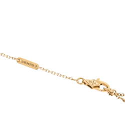 Pre Owned Van Cleef & Arpels Sweet Alhambra Mother of Pearl 18K Yellow Gold Pendant Necklace