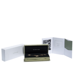 Pre Owned Van Cleef & Arpels Magic Alhambra 5 Motifs Mother of Pearl and Onyx 18K Yellow Gold Bracelet