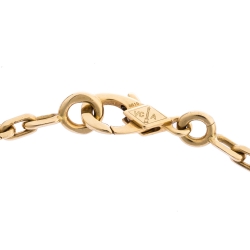 Pre Owned Van Cleef & Arpels Magic Alhambra 5 Motifs Mother of Pearl and Onyx 18K Yellow Gold Bracelet