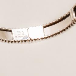 مملوكة مسبقًا Van Cleef & Arpels 18KT White Gold Perlée Signature Bracelet