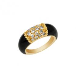 Pre Owned Van Cleef & Arpels 0.54 CTW Diamond 18K Gold Ring Size 48