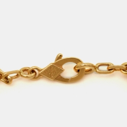 مملوكة مسبقًا سوار فان كليف أند أربلز ستيشن فينتدج ألامبرا صدف وذهب اصفر عيار 18 خمس حليات