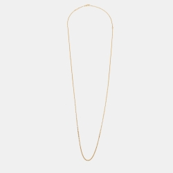 Pre Owned Van Cleef & Arpels Trace 18k Yellow Gold Chain