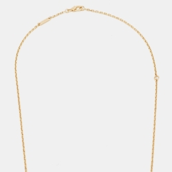 Pre Owned Van Cleef & Arpels Trace 18k Yellow Gold Chain
