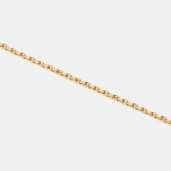 Pre Owned Van Cleef & Arpels Trace 18k Yellow Gold Chain