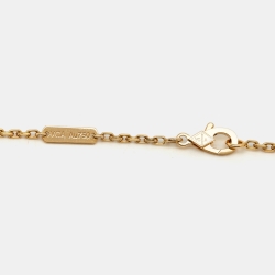 Pre Owned Van Cleef & Arpels Trace 18k Yellow Gold Chain