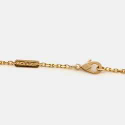 Pre Owned Van Cleef & Arpels Trace 18k Yellow Gold Chain