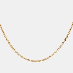 Pre Owned Van Cleef & Arpels Trace 18k Yellow Gold Chain
