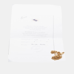 Pre Owned Van Cleef & Arpels Trace 18k Yellow Gold Chain