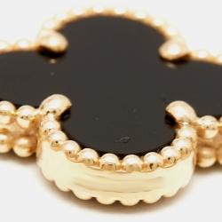 Pre Owned سوار فان كليف أند أربلز فينتدج ألامبرا عقيق ذهب أصفر عيار 18 خمسة حليات