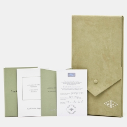 Pre Owned Van Cleef & Arpels Magic Alhambra Mother of Pearl 18k Yellow Gold 6 Motif Necklace