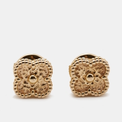 Pre Owned أقراط فان كليف آند آربلز فينتدج ألامبرا ذهب وردي عيار 18 