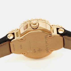 Van Cleef & Arpels Mother of Pearl Satin Alhambra VCARD22000 Women's Wristwatch 26 mm 