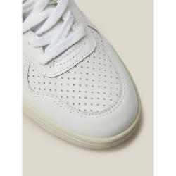 Pre Owned VEJA White V-10 Low-Top Leather Trainers Size FR 39