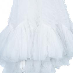 Pre Owned Vera Wang Briana Strapless Pleated Wedding Dress M