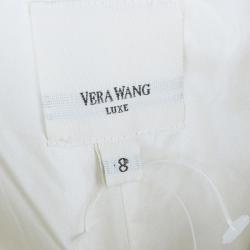 Pre Owned Vera Wang Briana Strapless Pleated Wedding Dress M