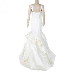 Vera Wang Duchesse Mermaid Silk Gown L