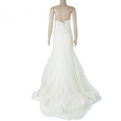 Pre Owned Vera Wang Twirl Tulle Wedding Dress L