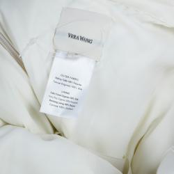 Pre Owned Vera Wang Ivory Tulle Gathered Wedding Dress M