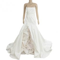Vera Wang White Wedding Dress M