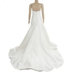 Vera Wang White Wedding Dress M