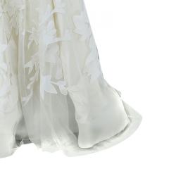 Pre Owned Vera Wang Floral Overlay Wedding Gown L
