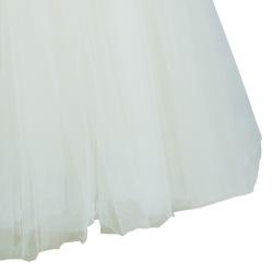 Vera Wang Strapless Lace Tulle Wedding Dress S
