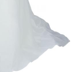 White by Vera Wang Strapless Lace Wedding Gown L
