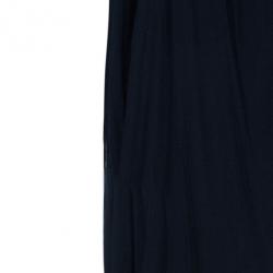 Pre Owned Vera Wang Embellished Black Dress M