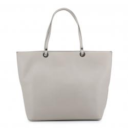 Pre Owned Versace Jeans Grey Faux Leather Shopper Tote