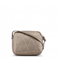 Pre Owned Versace Jeans Brown Faux Quilted Leather Crossbody Bag