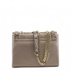 Pre Owned Versace Jeans Brown Faux Quilted Leather Crossbody Bag