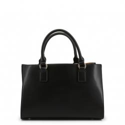 Pre Owned Versace Jeans Black Faux Leather Tote