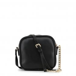 Versace Jeans Black Faux Leather Crossbody Bag