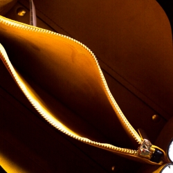 Pre Owned Versace Jeans Black Faux Leather Top Handle Bag