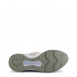 Pre Owned Versace Jeans Tricolor Fabric and Suede Platform Sneakers Size 40