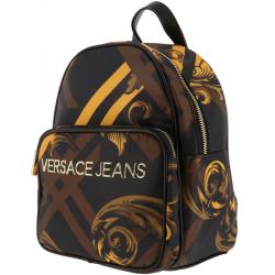 Versace Jeans Multicolor Print Fabric Backpack