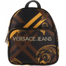 Versace Jeans Multicolor Print Fabric Backpack
