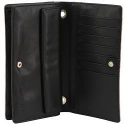 Versace Jeans Pink Embossed Synthetic Leather Clutch Bag