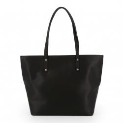Versace Jeans Black Faux Leather Shopping Tote