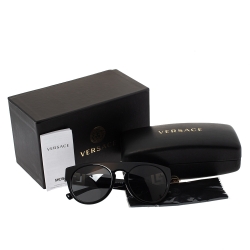 Versace Black MOD. 4333-A Round Sunglasses